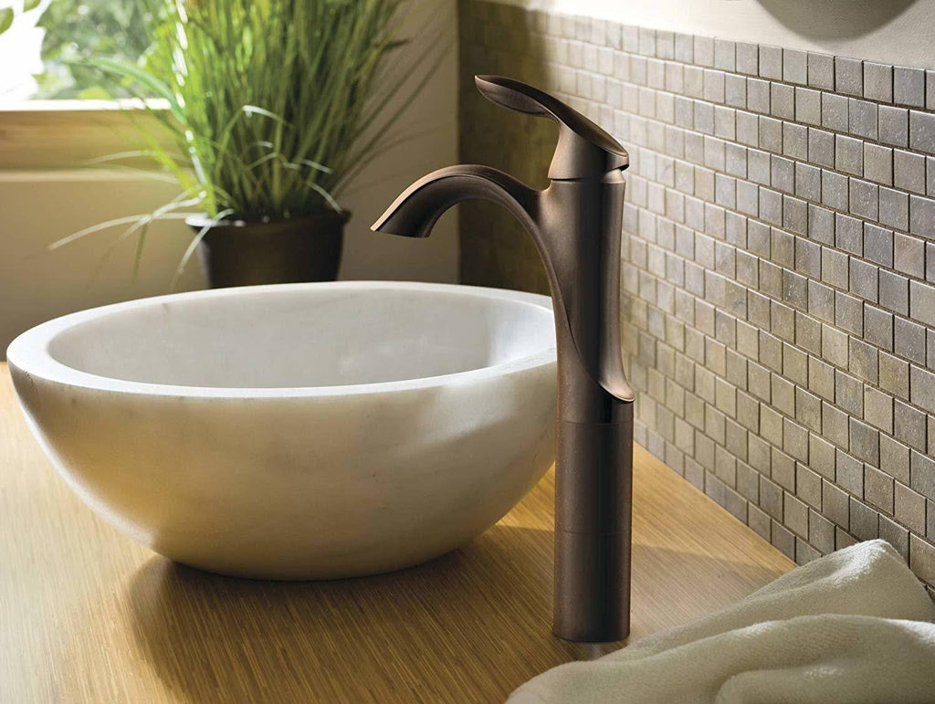 Oil Rubbed Bronze Single Handle Bathroom Faucet X676264