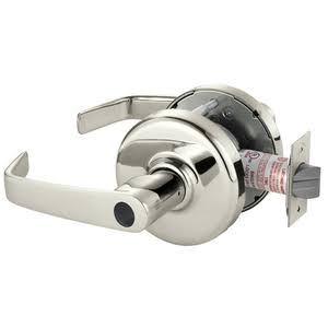 Bright Nickel Plated Clear Coated Cylindrical Lock M8488