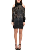Vivi Stud Velvet Dress L118525