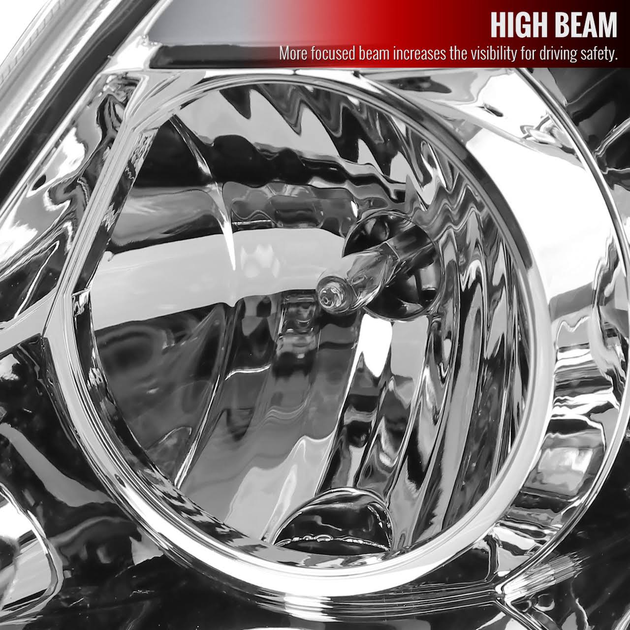 Chrome Projector Headlights U2051