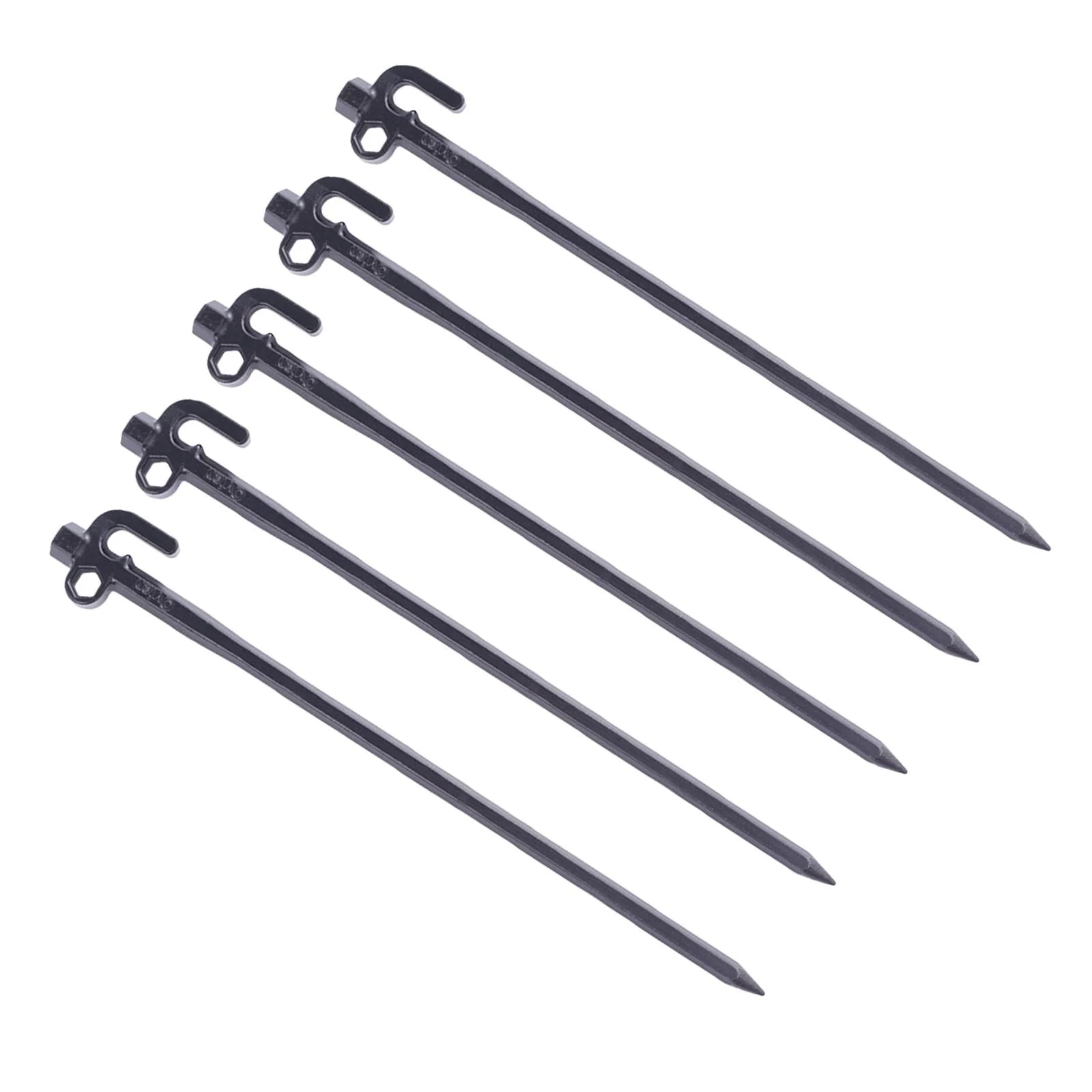 5pcs Steel Tent Stakes 30cm C334694