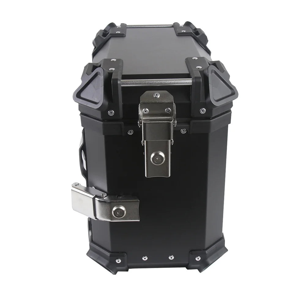 1 Pair 35L Aluminum Alloy Motorcycle Side Storage Box with 4 Keys B4504