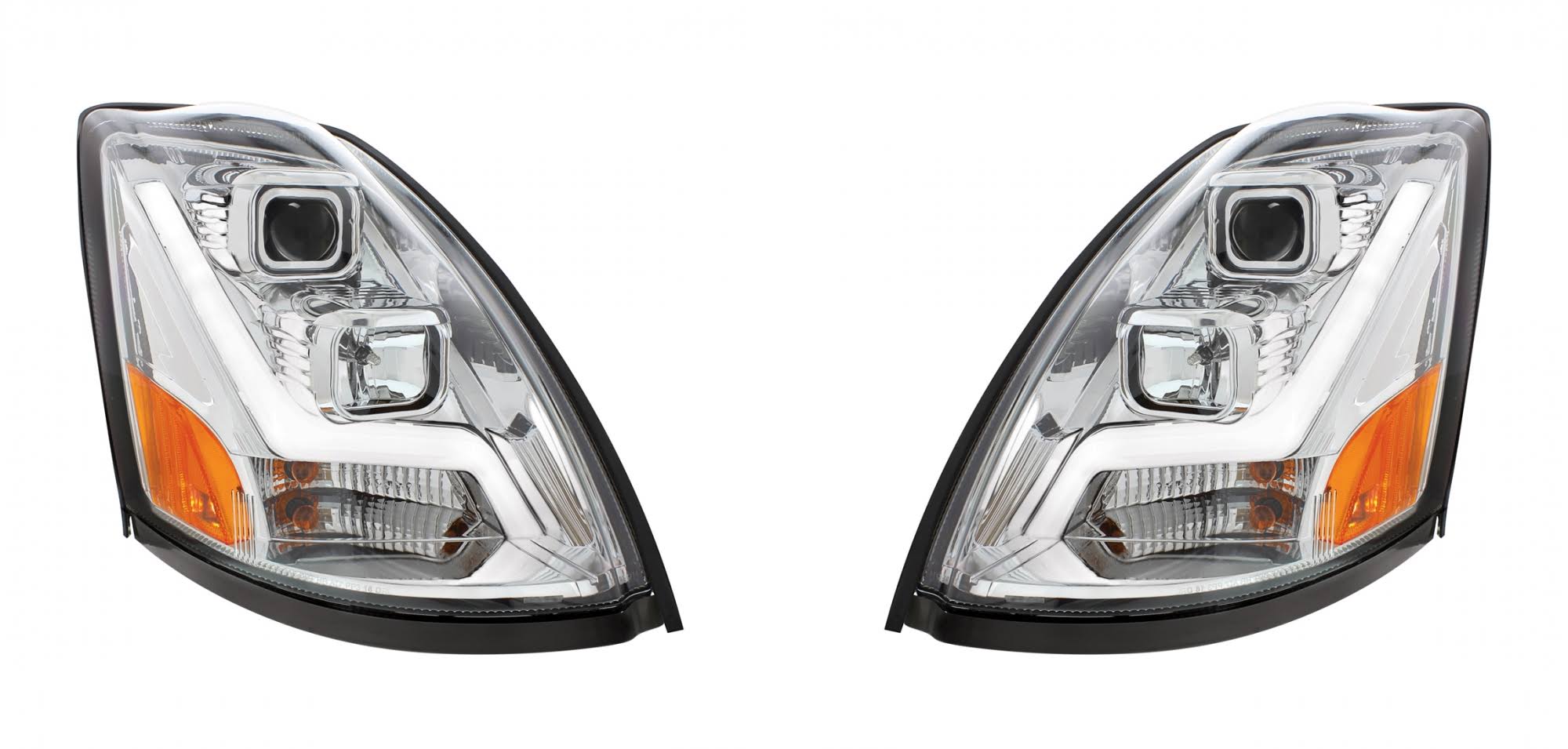 Chrome Projection Headlight with LED Position Light Bar G93276