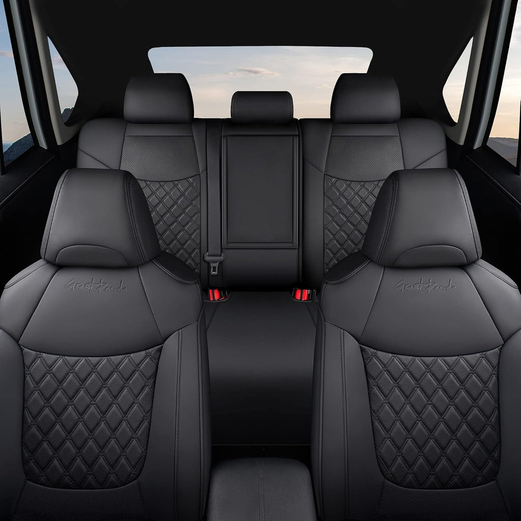 Grey Pu Leather Car Seat Covers Full Set for Toyota RAV4 X7487