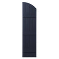 Dark Navy Polypropylene Arch Top Shutters Pair P71735
