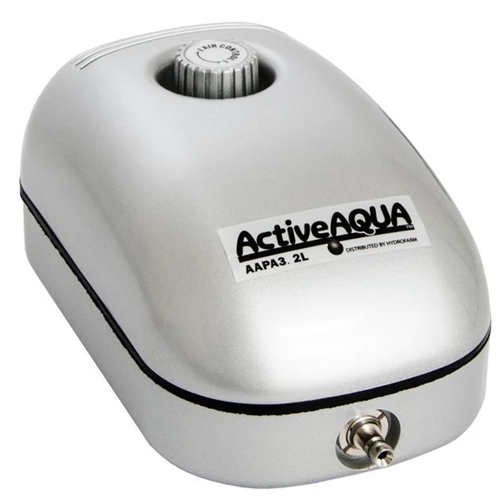 2 Watt 3.2 LPM 50 GPH 120 Volt Single Outlet Aquaponics Air Pump W883