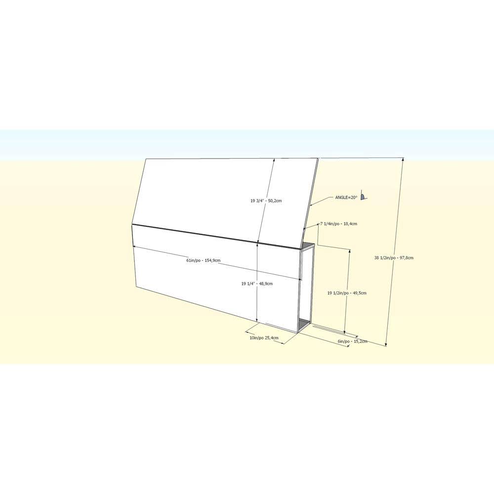 White Storage Bed with Headboard W88028