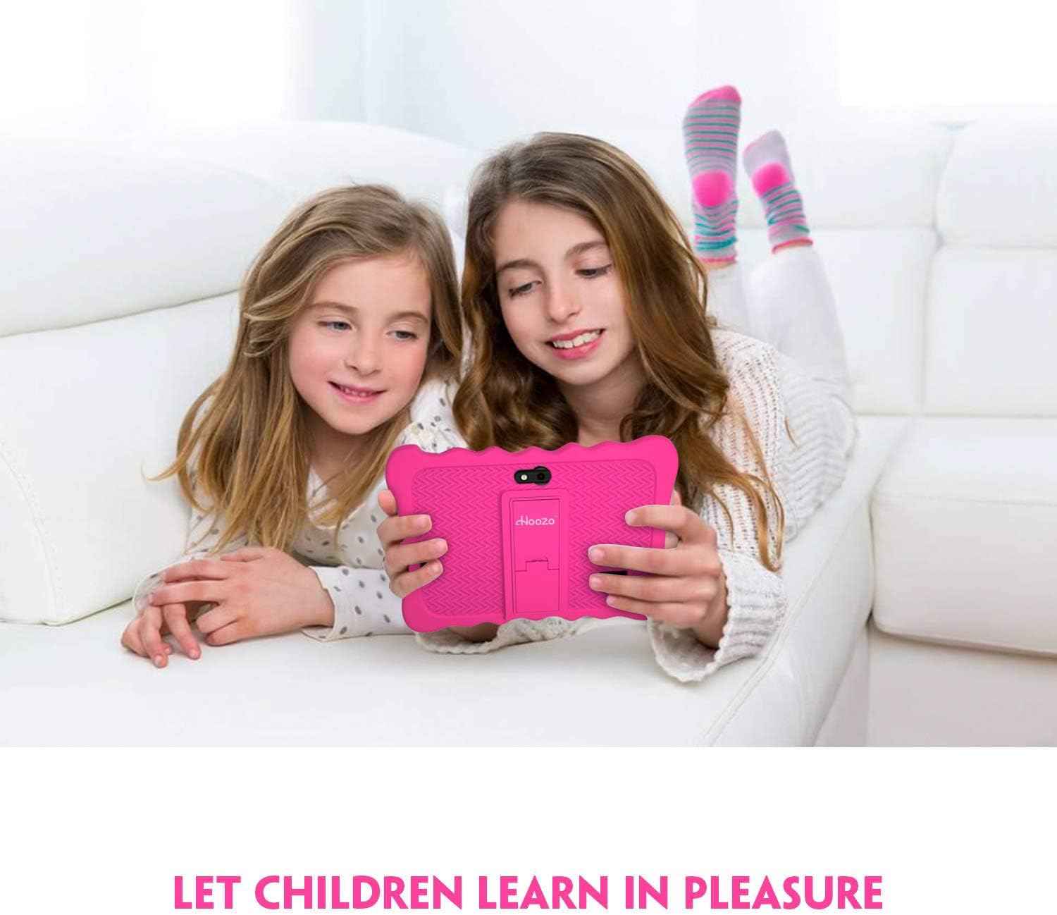 Kids Tablet 7-inch HD 32GB Android 9.0 WiFi 2GB RAM Pink Pack of 2 L848540