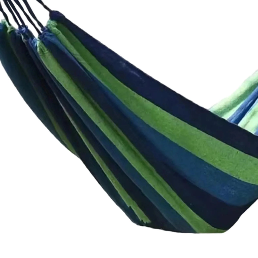 Blue Canvas Camping Hammock 190x80cm L354