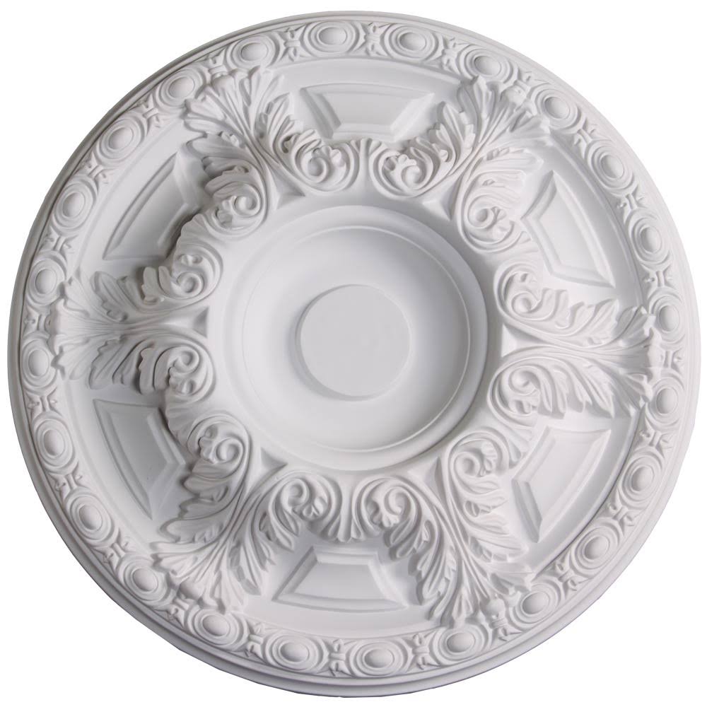 White Acanthus Leaf Ceiling Medallion D5725