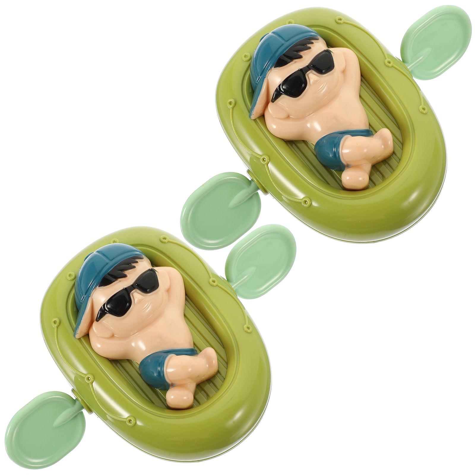 2pcs Boat Design Bathing Toys O9894