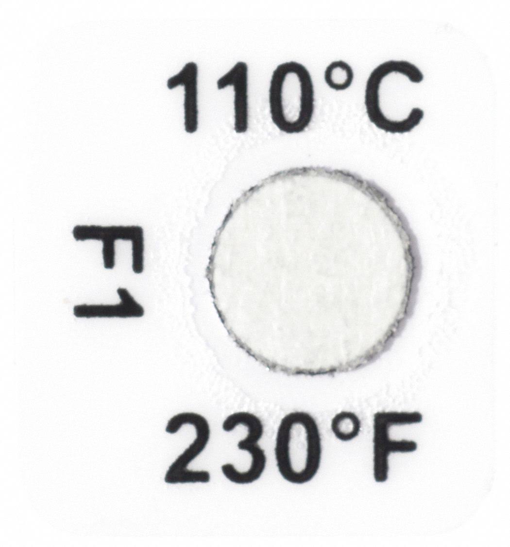 Non-Reversible Temp Indicator N2543