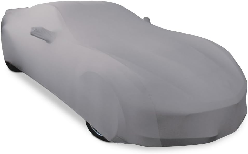 Blue Stretch Satin Indoor Car Cover C692080