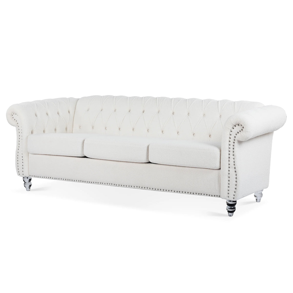 Rolled Arm Chesterfield 3 Seater Sofa A50121