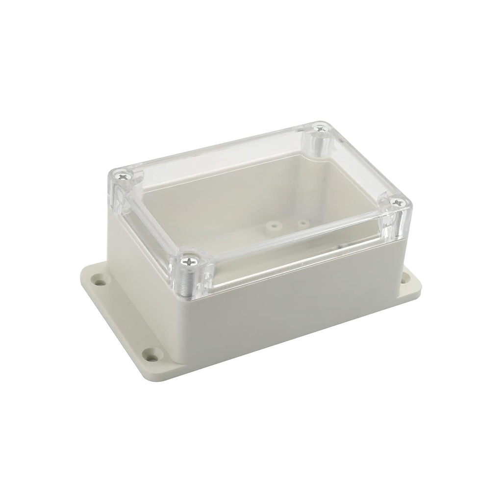 Junction Box ABS Plastic IP67 Universal Electrical Project Enclosure with Transparent Clear Cover Y56813