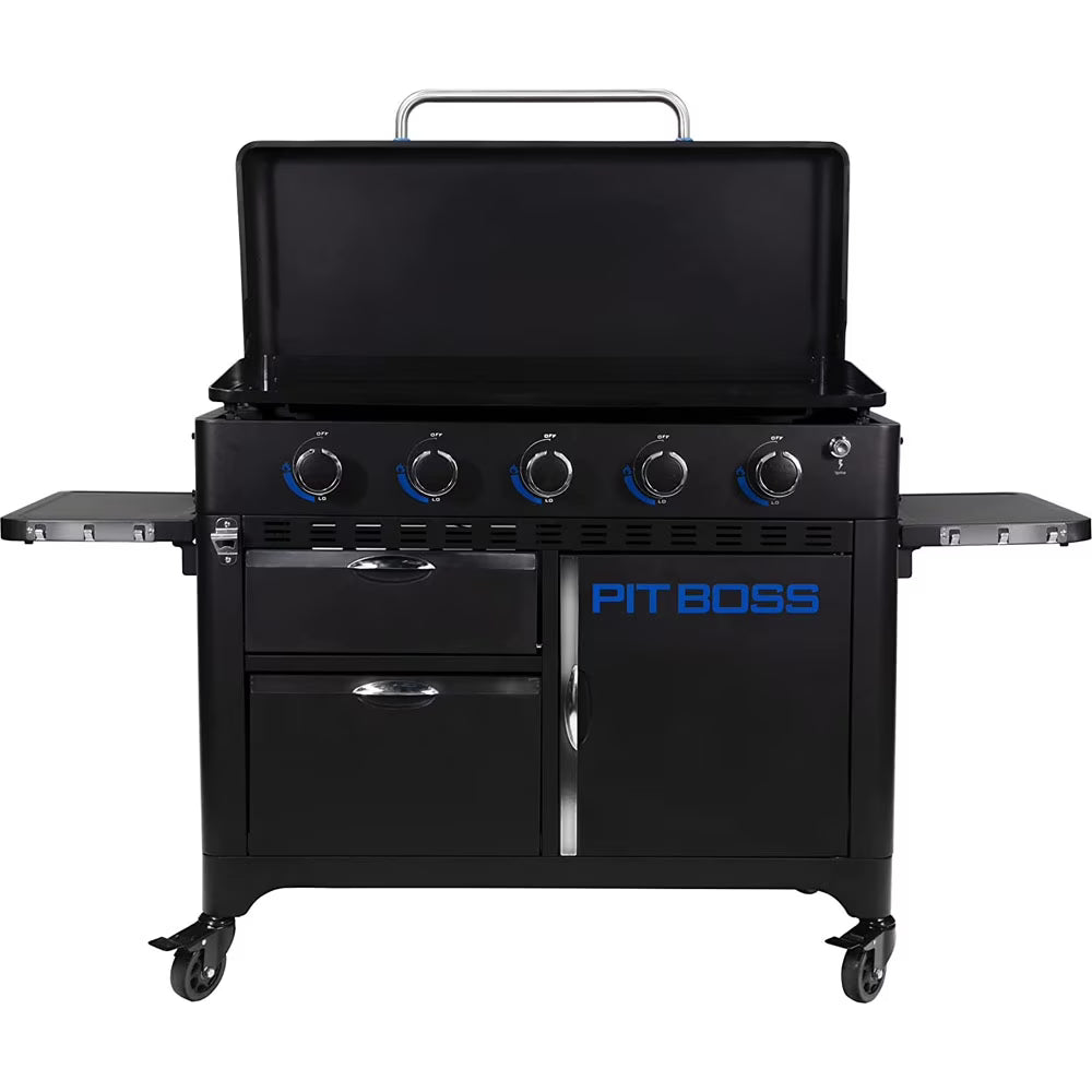 Black 5 Burner Gas Griddle M405