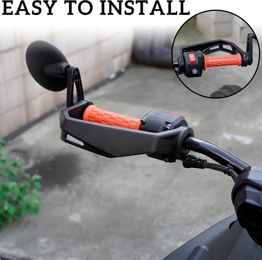 Black Aluminum Hand Guards Protector Kit (2PCS) U823