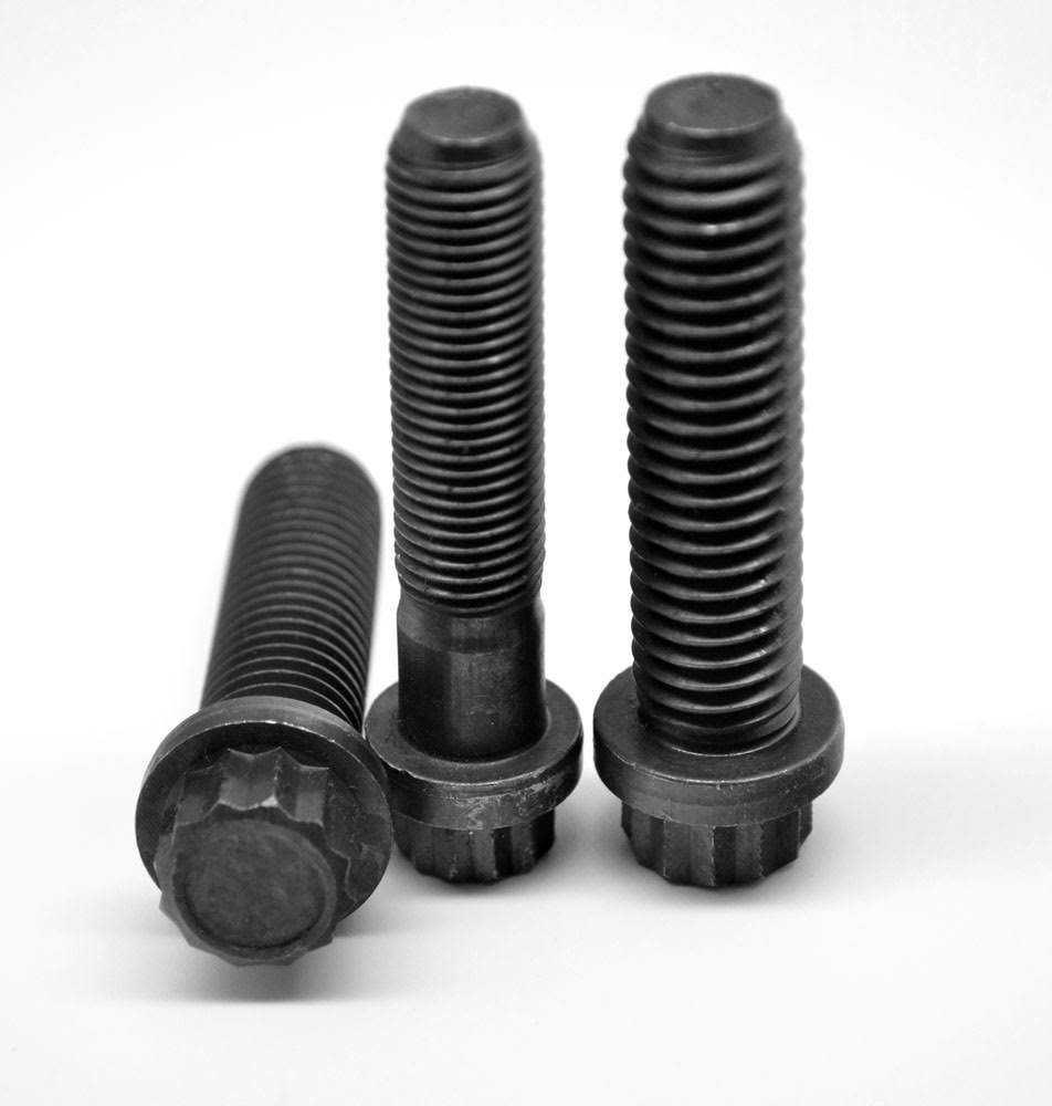 12-Point Flange Screw Alloy Steel Thermal Black Oxide I33741