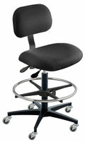 Black Cloth Ergonomic Chair H574