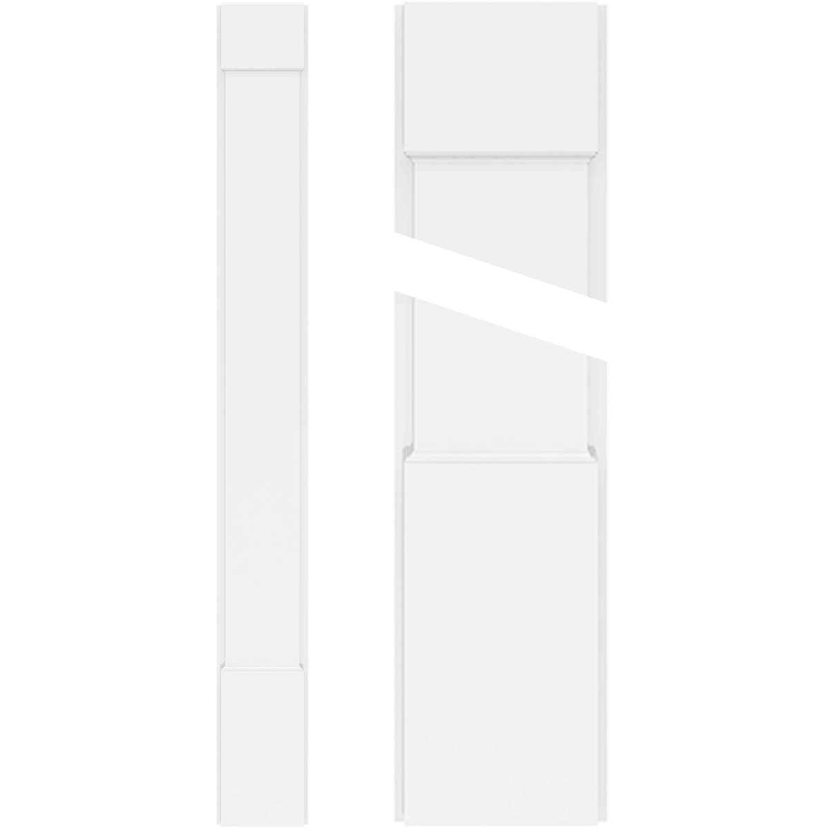 Plain PVC Pilaster (Pair) H756