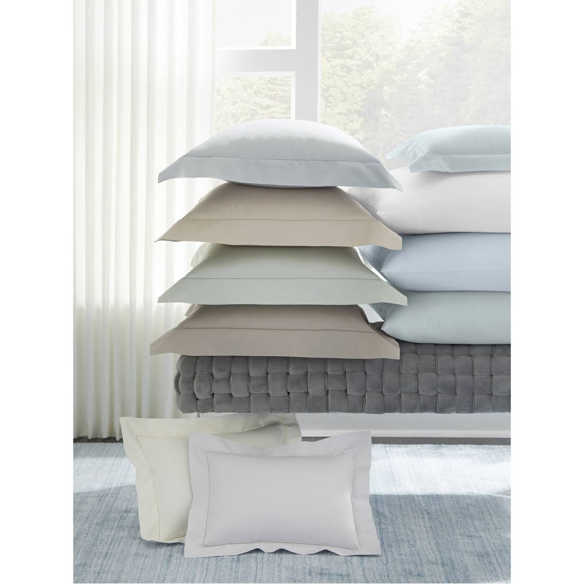 White Boudoir Sham Q49859