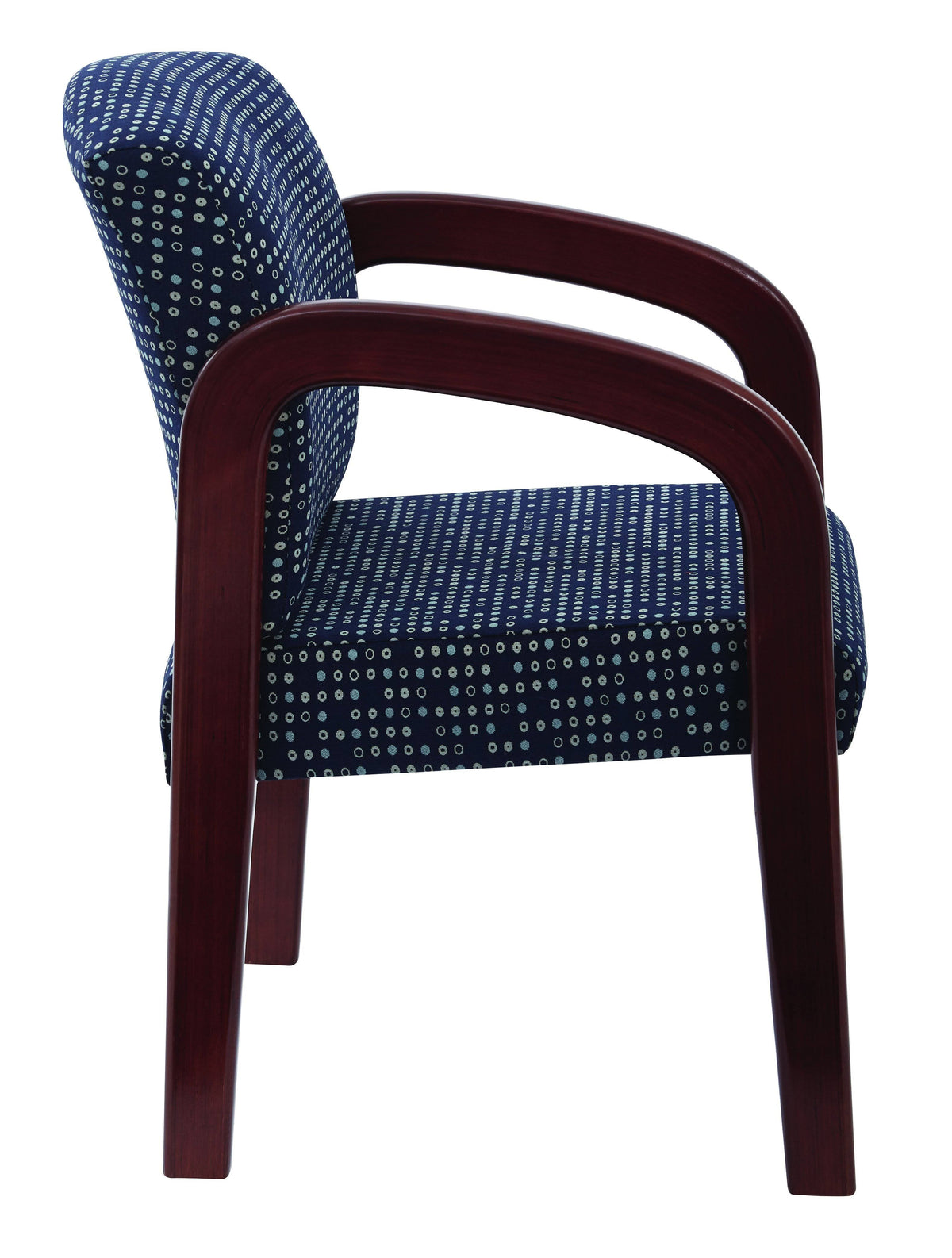 Cherry Finish Wood Visitor Chair C299