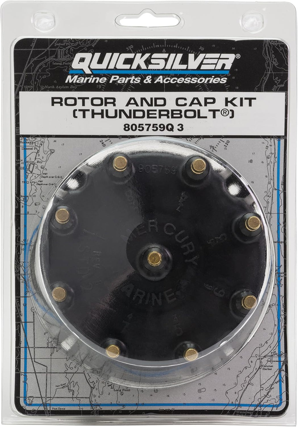 Distributor Cap Kit for V-8 Engines with HEI Ignition Systems Pack of 2 G3191
