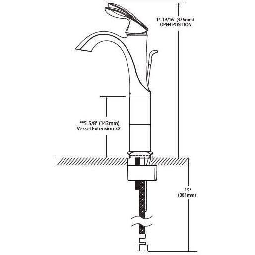 Oil Rubbed Bronze Single Handle Bathroom Faucet X676264