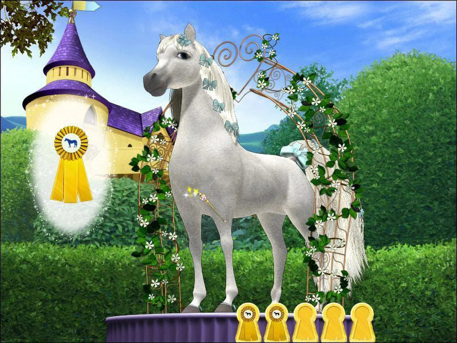 Decorate all the horses in the Royal Stable PC CDRom I85064