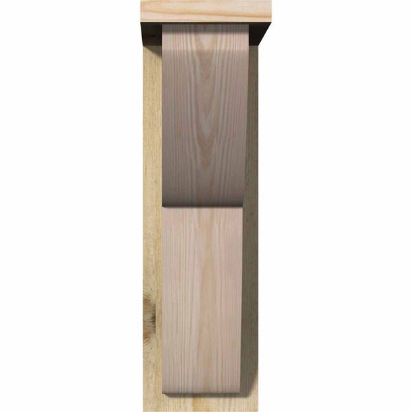 Crestline Rough Sawn Corbel with Backplate, Douglas Fir P6317