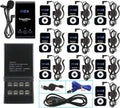 195-230MHz Wireless Tour Guide System (1 Transmitter 10 Receivers Charging Base) P48549