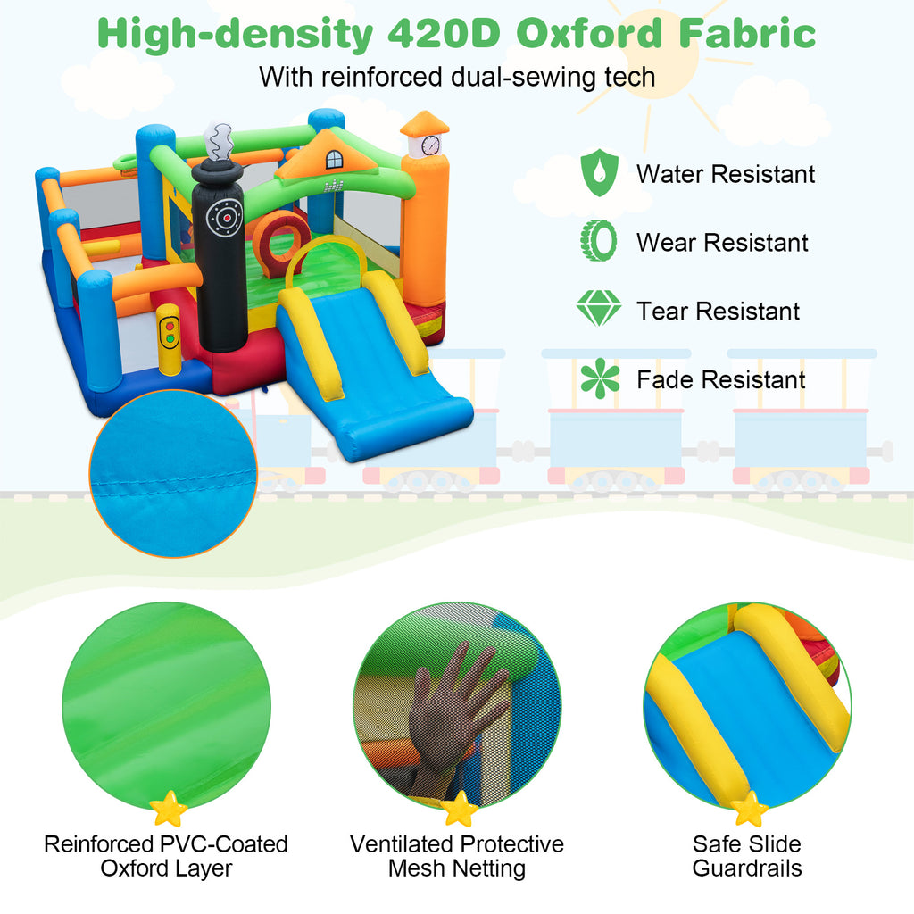 Inflatable Bounce Castle with Ocean Balls & 950W Blower Z627834