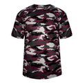 Maroon Camo Youth Tee H907