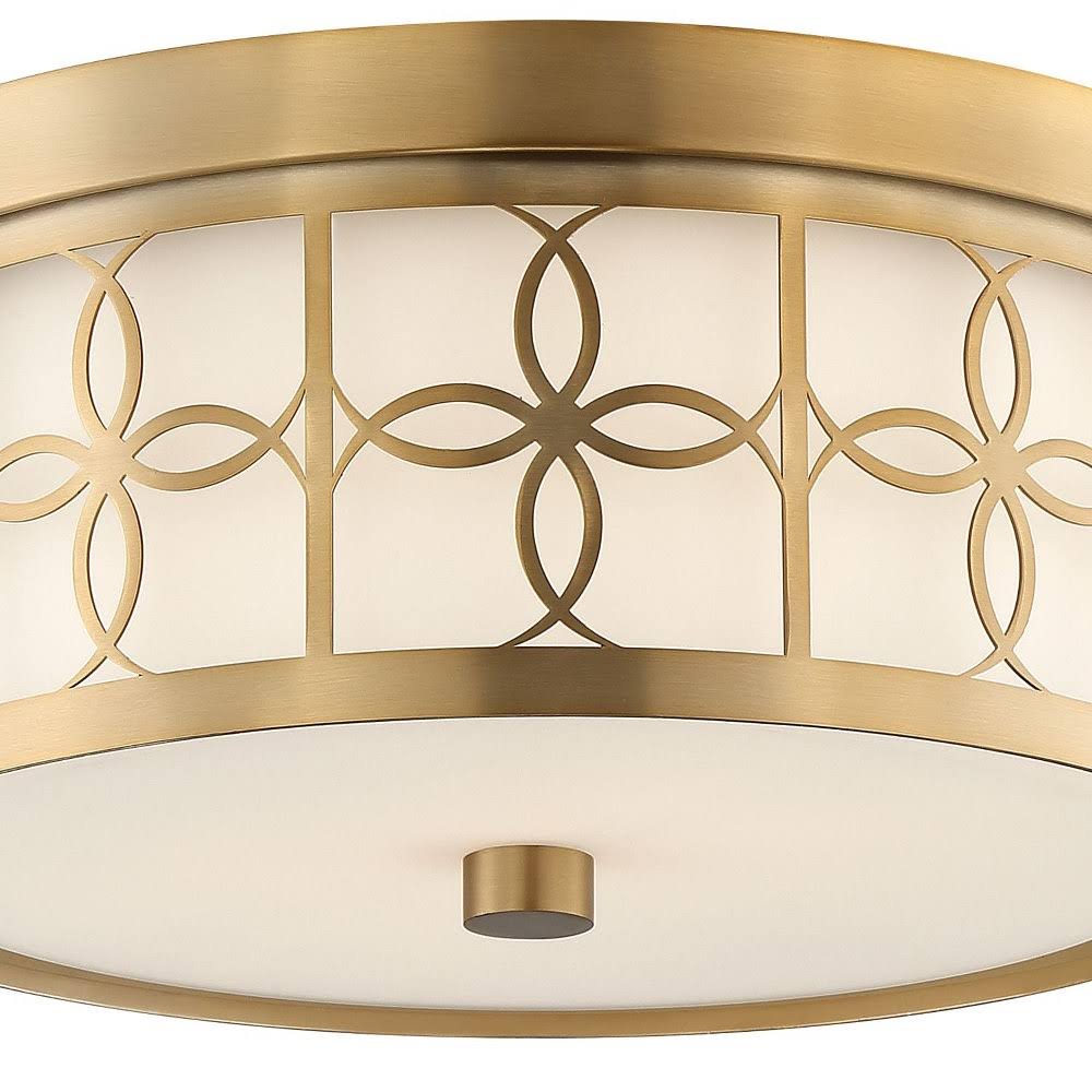 Polished Nickel 2 Light Ceiling Mount J3012