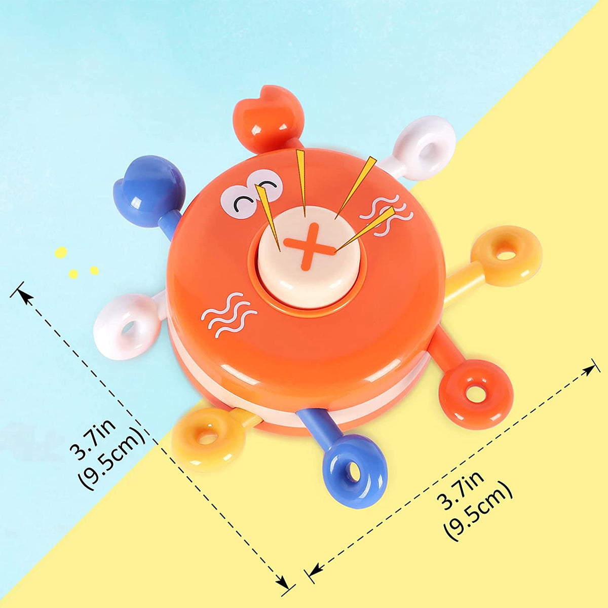 2 Pack Baby Finger Push Toy Music Exercise Toy W347