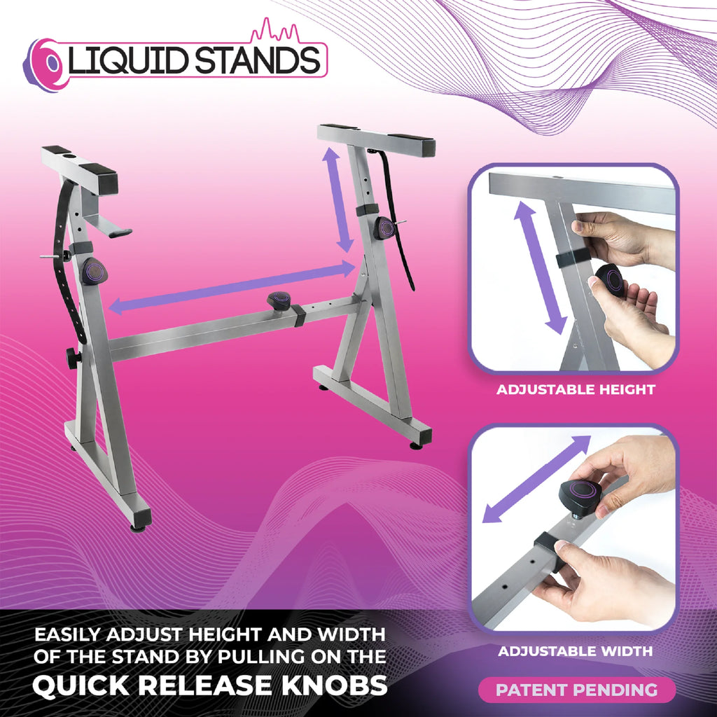 Z Style Adjustable Portable Heavy Duty Piano Keyboard Stand A391701