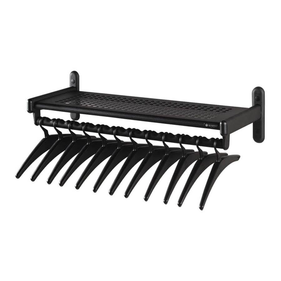 Black Wall Shelf Rack R7991