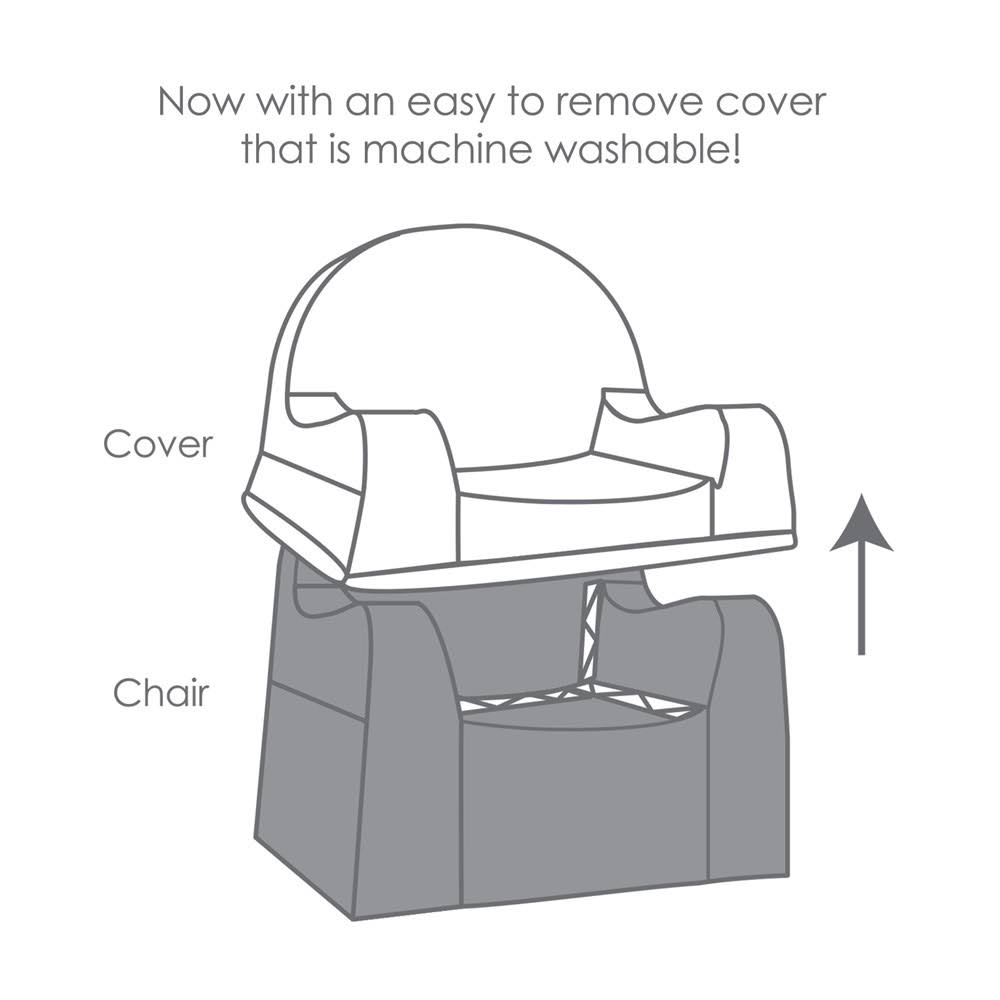 White/Black Comic Book Reader Chair V874483