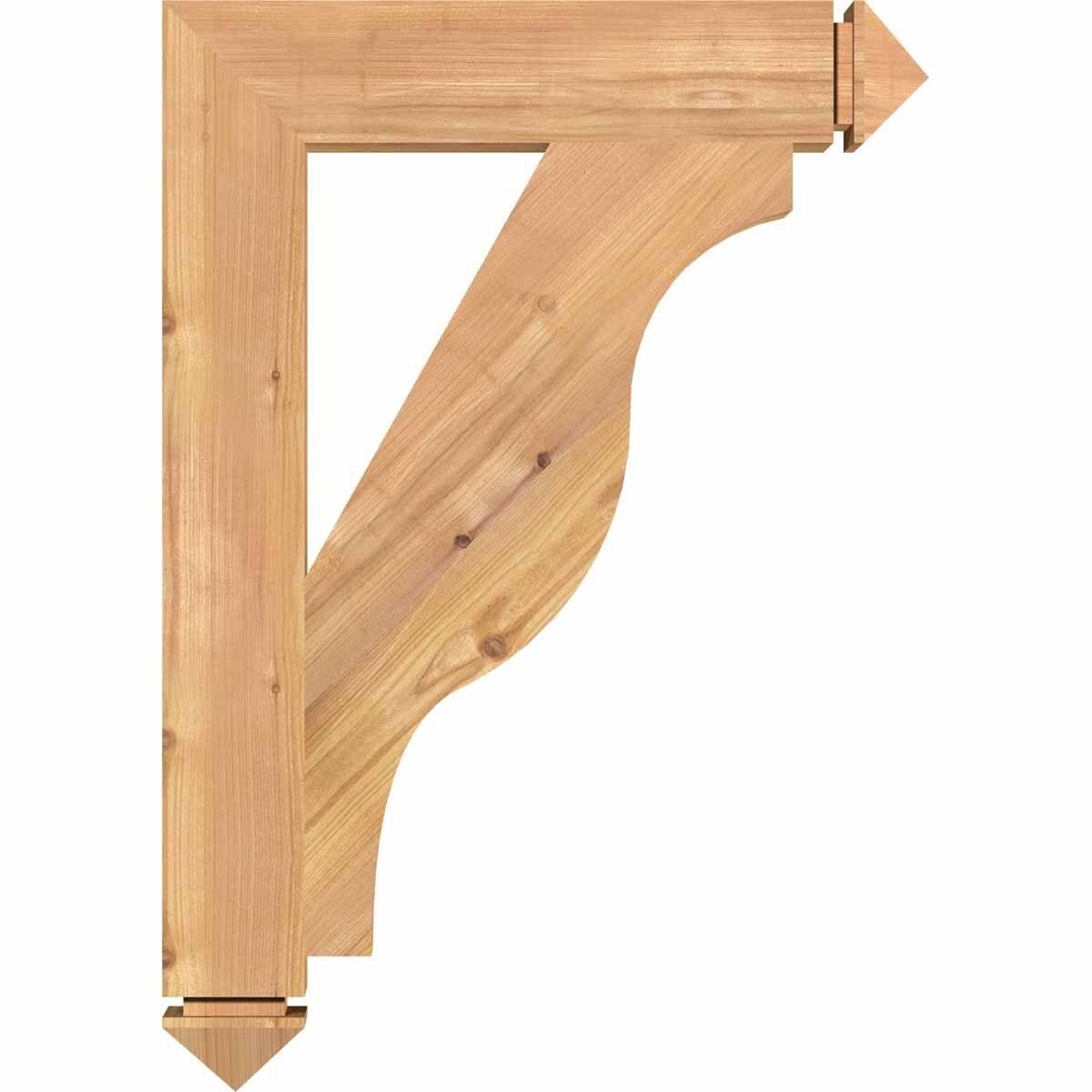 Western Red Cedar Smooth Bracket P21209