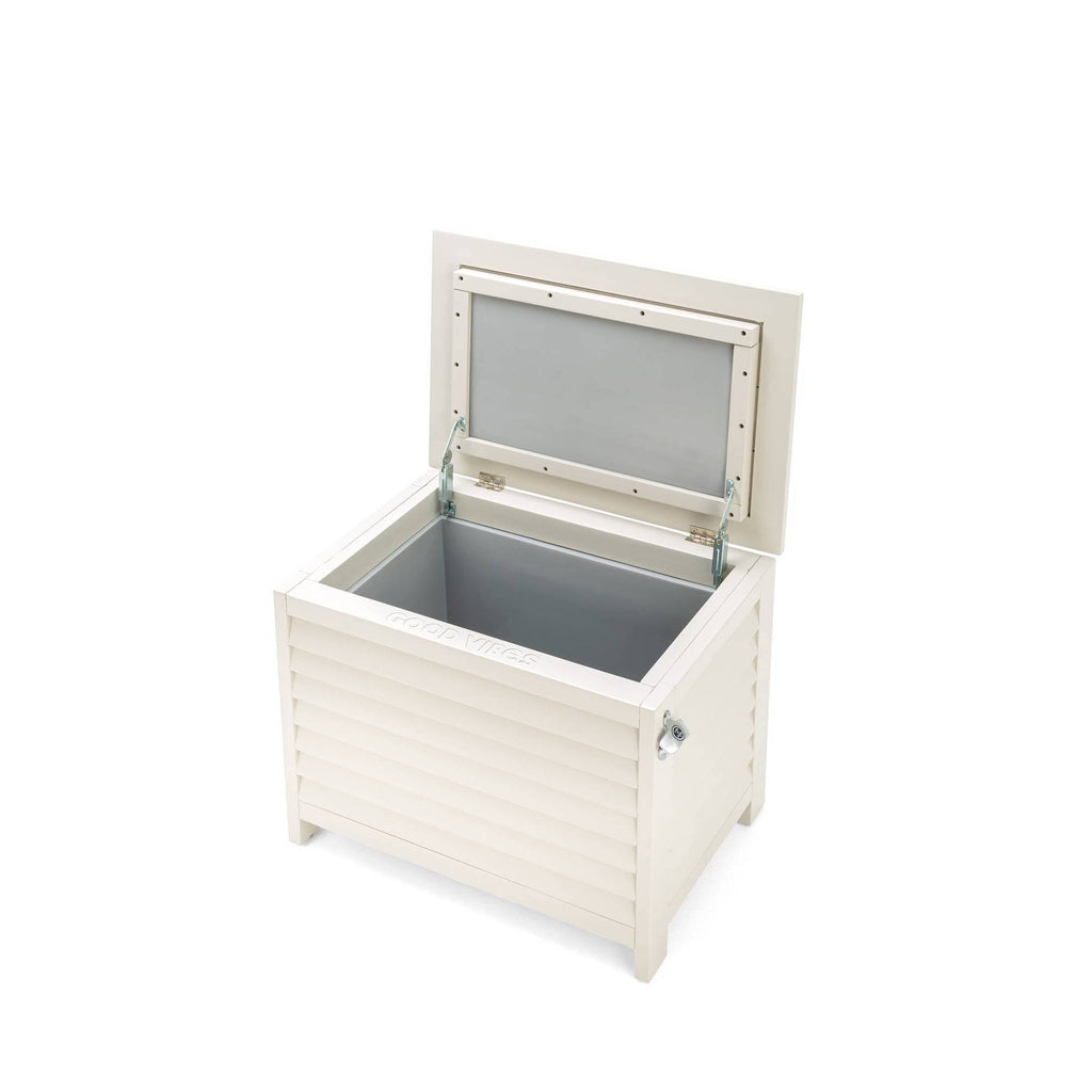 White Acacia Wood Cooler Q26565