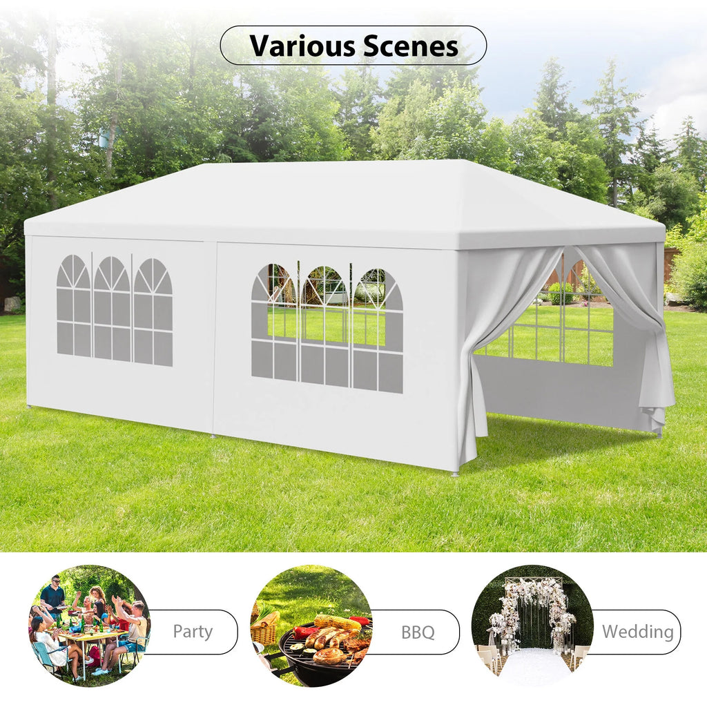 White Outdoor Gazebo Tent A737