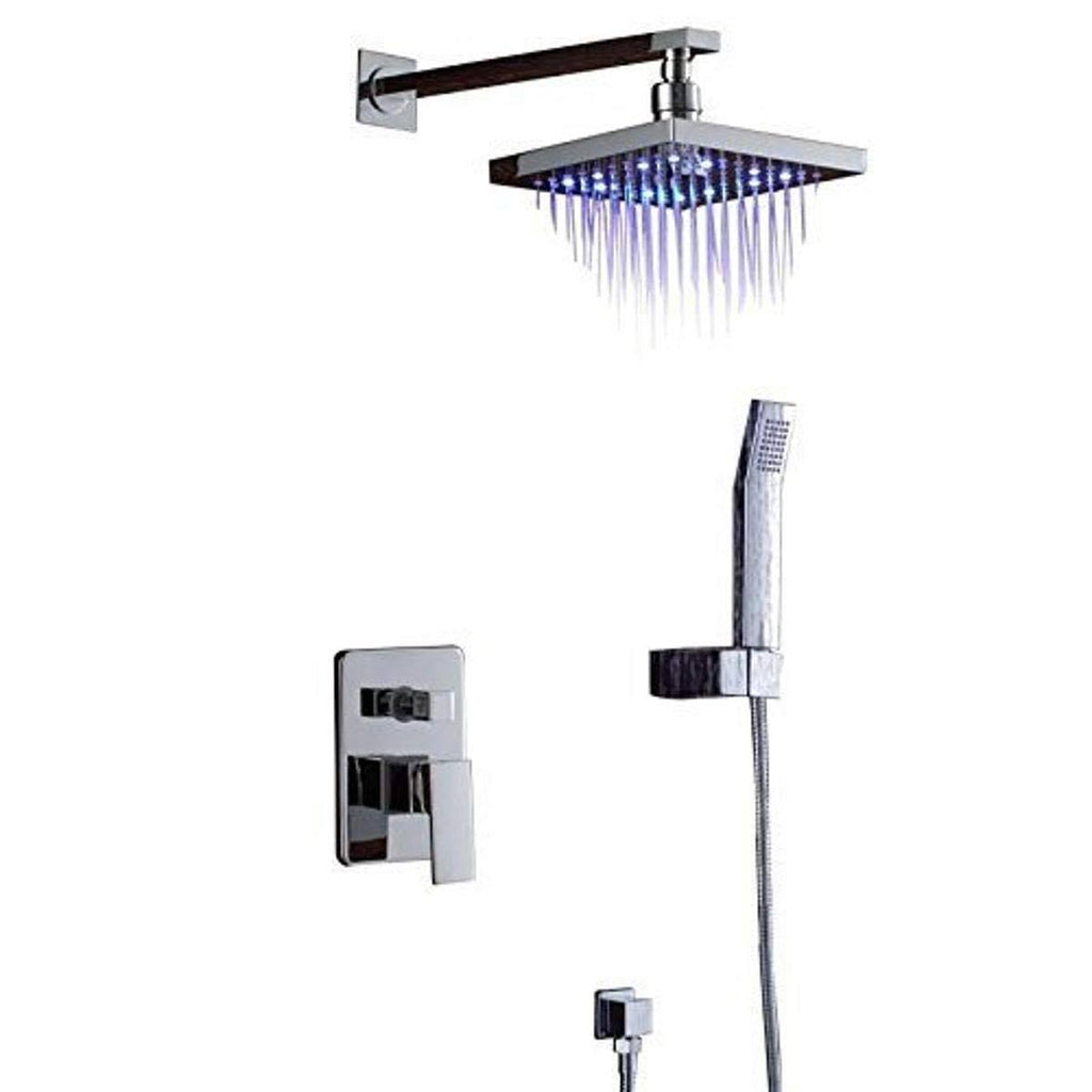 Volume Control LED Rainfall Shower Faucet D773