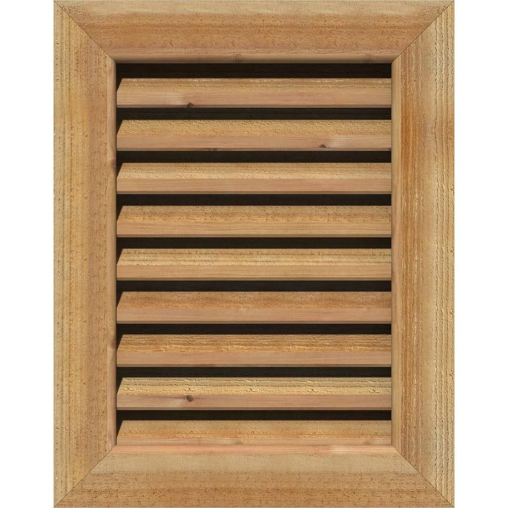 Unfinished Functional Vertical Gable Vent H350