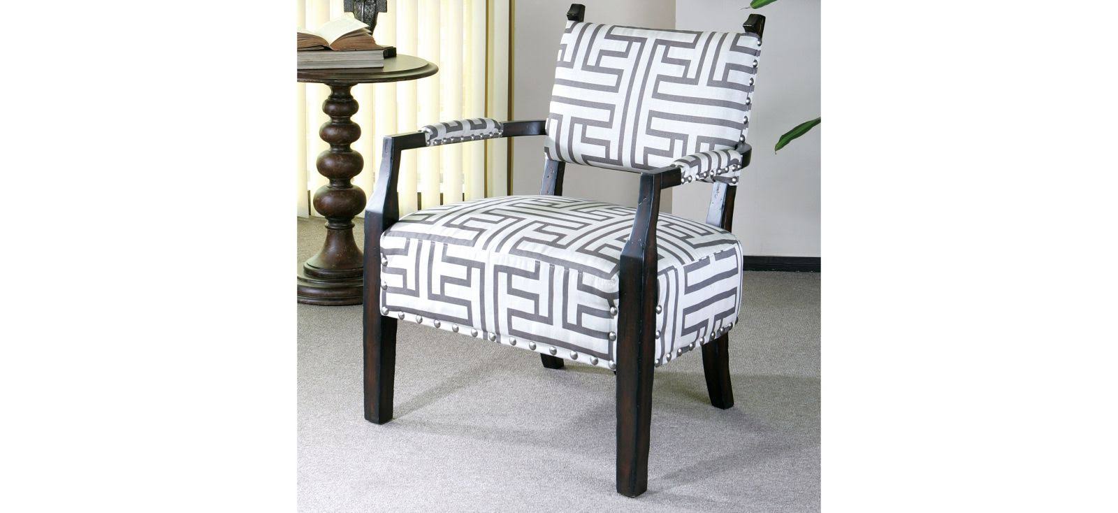 Geometric Accent Chair T7163