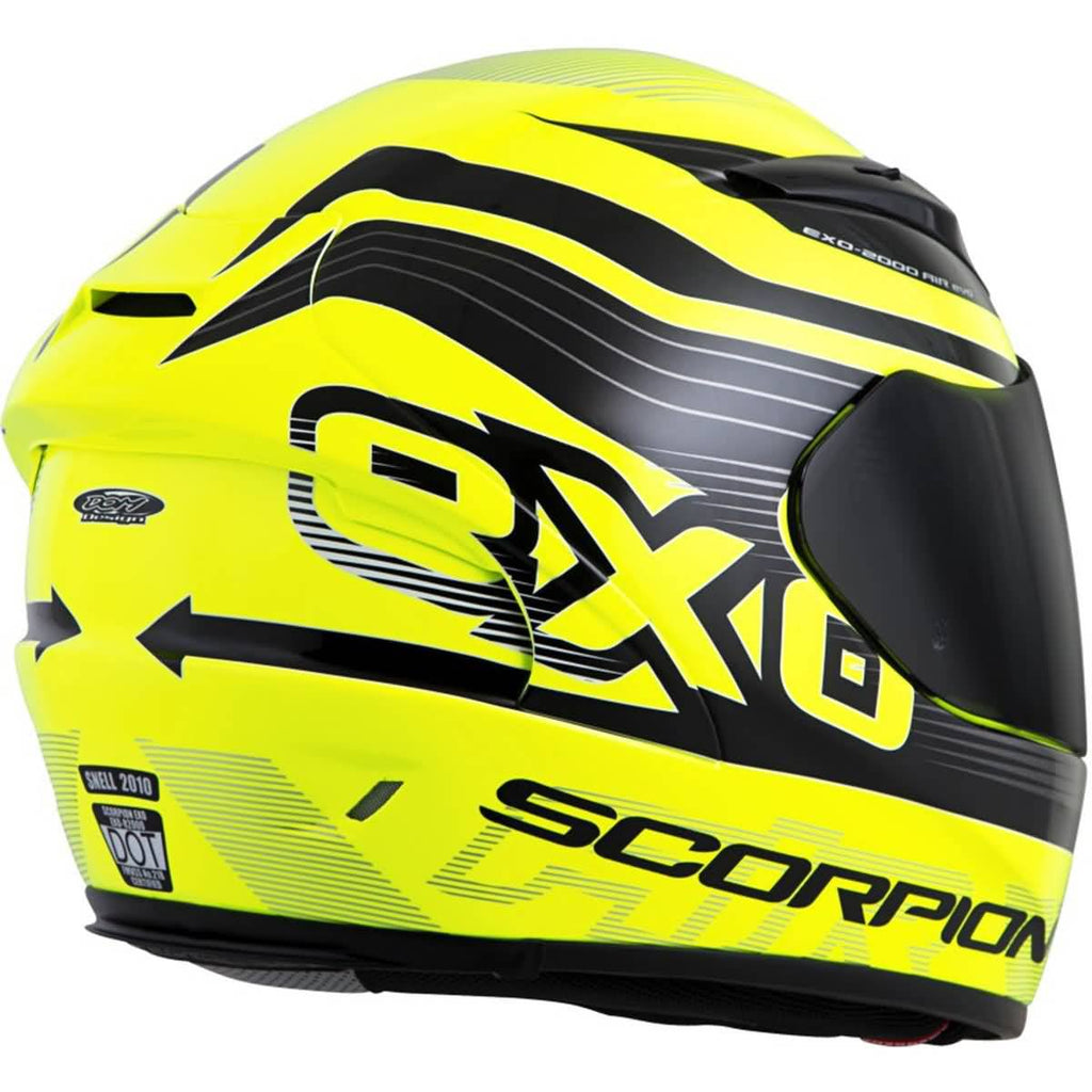 Black/Neon Full-Face Helmet R73580