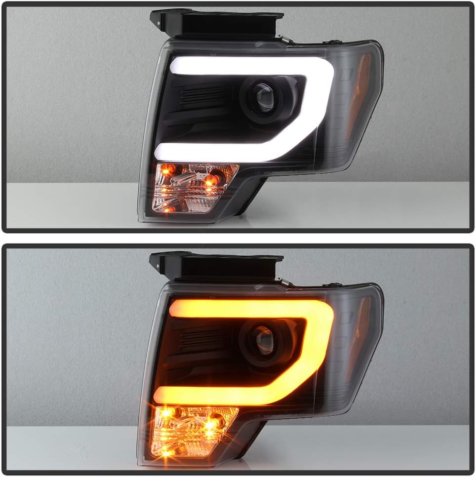LED Tube Switchback Signal Projector Headlights Headlamps Y136