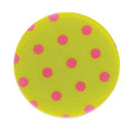 Green or Pink Dots Silicone Trivet - Pack of 3, Size: 8.25 D x 12.125 W x 0.125 H N93162