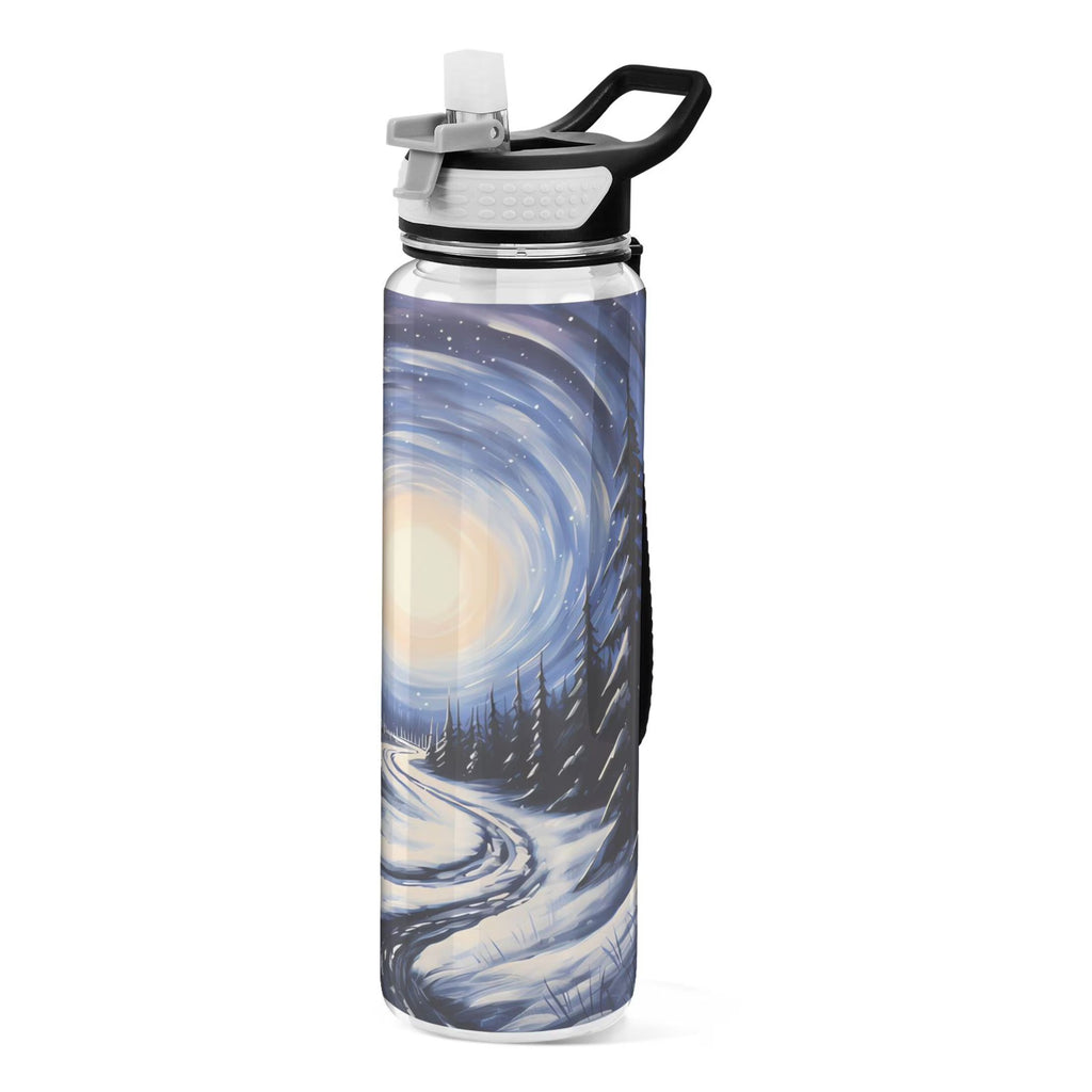 32oz Tritan Leakproof Clear Sports Water Bottle N49796