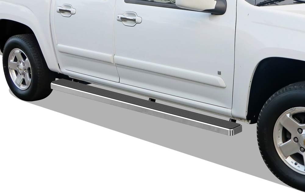 Black Powder Coated 5 inches Running Boards Side Steps Step Rails Y708572