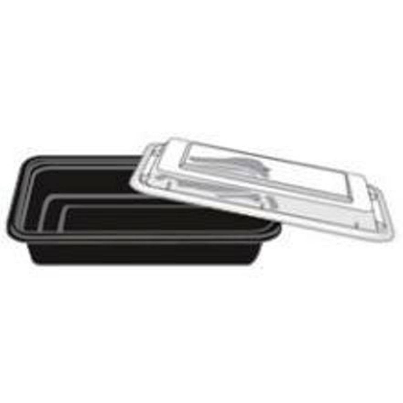 24 oz Microwavable Containers and Lids (Case of 150) W2651